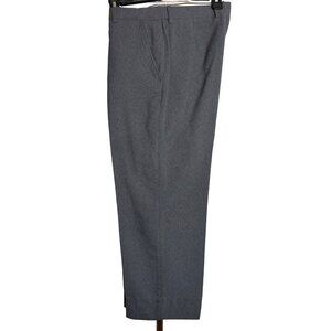 CIATTI dress pants trousers 32 x 25 flat front pockets charcoal wool lined